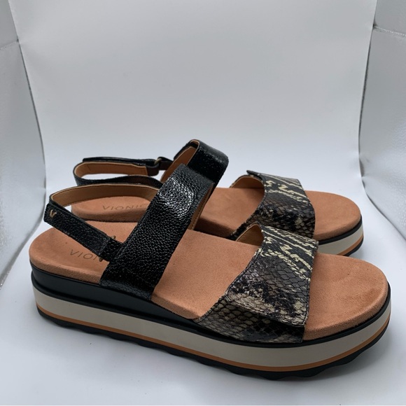 Vionic Shoes - NWOB Vionic Brielle Snake Platform Sandal size 10 slingback 1191